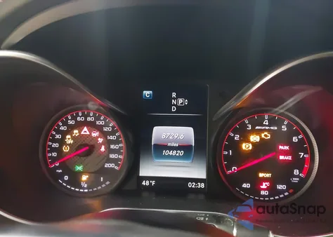 2015 Mercedes-Benz C 63 Amg S from USA, damaged, VIN 55SWF8HBXFU088254